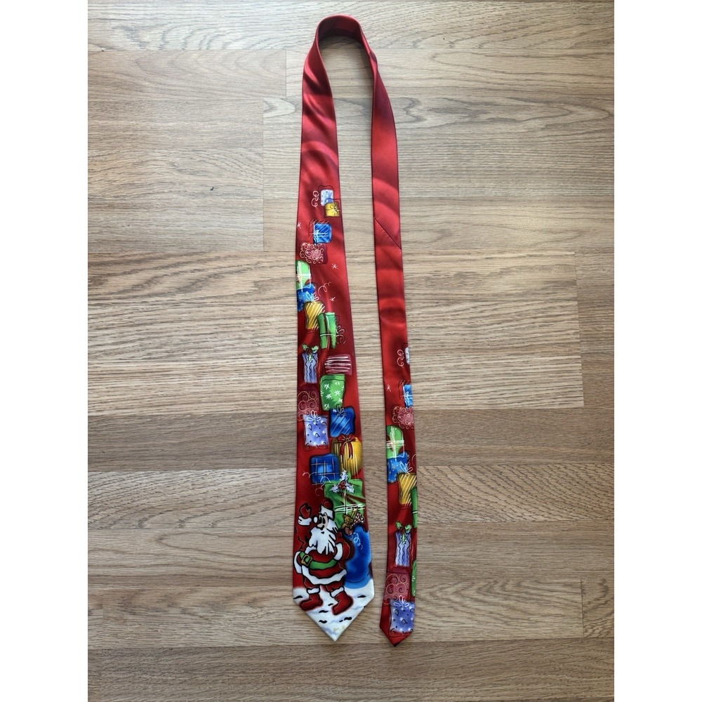 Jerry Garcia Santa Surprise Package Christmas Neck Tie - Collection 58 -‎ Silk - Picture 3 of 10